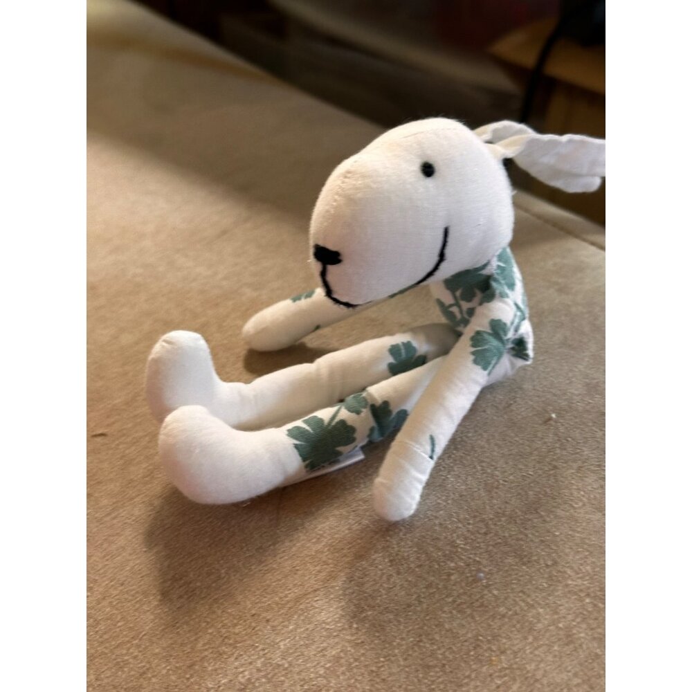 Lewis Bunny Spruce by Erin & Co Plush Stuffed Animal 6” 100% Organic Cotton‎